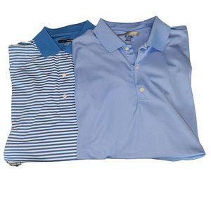 Greg Norman Play Dry Golf Blue Polo Shirt‎ Bundle Men's Size XXL